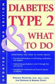 Cover of: Diabetes type 2 and what to do by Virginia Valentine