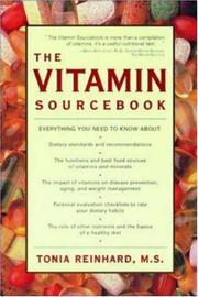Cover of: The vitamin sourcebook by Tonia Reinhard