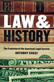 Cover of: Law and history: the evolution of the American legal system