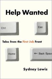 Cover of: Help Wanted: Tales from the First Job Front