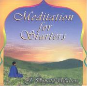 Cover of: Meditation for Starters by 