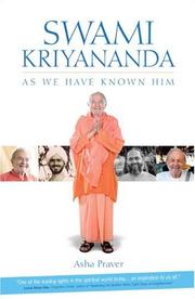 Cover of: Swami Kriyananda: As We Have Known Him