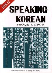 Cover of: Speaking Korean Bk 4: A Guide to Newspaper Editorials