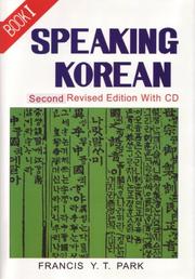 Speaking Korean by Francis Y. T. Park