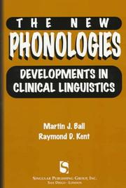 Cover of: New Phonologies by Martin J. Ball, Raymond D. Kent