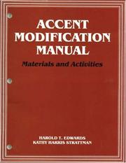 Cover of: Accent Modification Manual: Materials and Activities