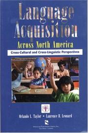 Cover of: Language Acquisition Across North America: Cross-Cultural And Cross-Linguistic Perspectives (Culture Rehabilitation and Education Series)
