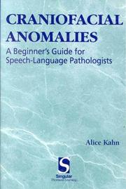 Cover of: Craniofacial Anomalies: A Beginner's Guide for Speech-Language Pathologists