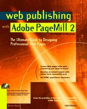 Cover of: Web Publishing with Adobe PageMill 2 by Daniel Gray