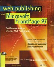 Cover of: Web publishing with Microsoft FrontPage 97