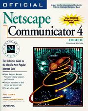 Cover of: Official Netscape Communicator book: the definitive guide to Navigator 4 & the Communicator suite