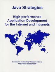 Cover of: Java strategies: high-performance application development for the Internet and Intranets