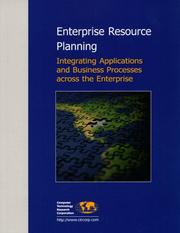 Cover of: Enterprise Resource Planning: Integrating Applications and Business Processes Across the Enterprise