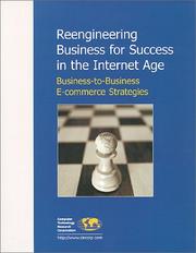 Cover of: Reengineering Business for Success in the Internet Age : Business-to-Business E-commerce Strategies