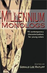 Cover of: Millennium monologs by Gerald Lee Ratliff
