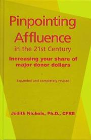 Cover of: Pinpointing Affluence in the 21st Century by Judith Nicholas