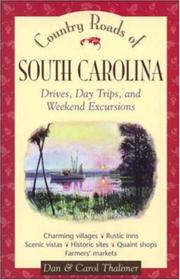 Cover of: Country roads of South Carolina by Dan Thalimer