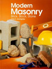 Cover of: Modern Masonry: Brick, Block, Stone