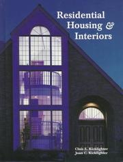 Cover of: Residential housing & interiors | Clois E. Kicklighter