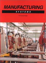 Cover of: Manufacturing Systems by R. Thomas Wright