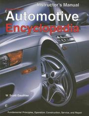 Cover of: Automotive Encyclopedia | William K. Toboldt