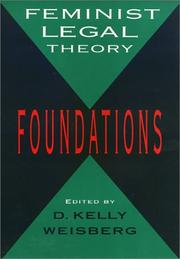 Cover of: Feminist Legal Theory: Foundations