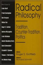 Cover of: Radical Philosophy: Tradition, Counter-Tradition, Politics