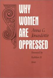 Cover of: Why women are oppressed | Anna G. JoМЃnasdoМЃttir.