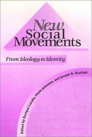 Cover of: New social movements by edited by Enrique Laraña, Hank Johnston, and Joseph R. Gusfield.