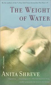 Cover of: The Weight of Water by Anita Shreve