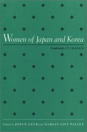 Cover of: Women of Japan and Korea by Joyce Gelb, Joyce Gelb