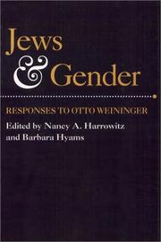Cover of: Jews & gender by edited by Nancy A. Harrowitz and Barbara Hyams.