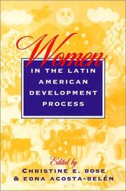 Cover of: Women in the Latin American development process