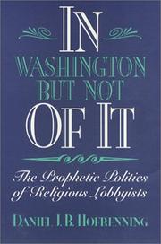 Cover of: In Washington but not of it by Daniel J. B. Hofrenning