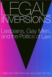 Cover of: Legal inversions: lesbians, gay men, and the politics of law