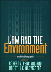Cover of: Law and the Environment: A Multidisciplinary Reader