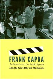 Cover of: Frank Capra by edited by Robert Sklar and Vito Zagarrio.