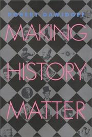 Cover of: Making history matter