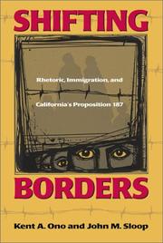 Cover of: Shifting Borders by Kent A. Ono, John M. Sloop