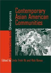 Cover of: Contemporary Asian American communities by edited by Linda Trinh Võ and Rick Bonus.