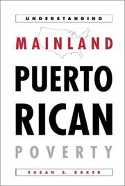 Cover of: Understanding mainland Puerto Rican poverty by Susan S. Baker