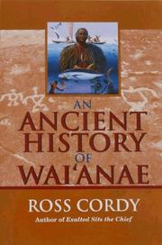 Cover of: An ancient history of Waiʻanae =: Ka moku o Waiʻanae : he moʻolelo o ka wā kahiko