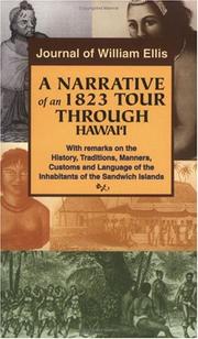 A Narrative of an 1823 Tour Through Hawaii by William Ellis