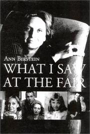 Cover of: What I Saw at the Fair