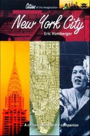 Cover of: New York City: a cultural and literary companion