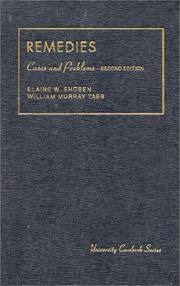 Cover of: Cases and problems on remedies