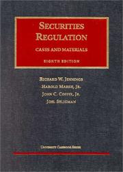 Cover of: Securities regulation: cases and materials