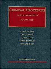 Front cover of Criminal Procedure by James Zagel