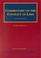 Cover of: Commentary on the conflict of laws