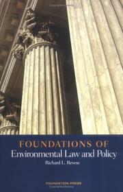 Cover of: Foundations of Environmental Law and Policy